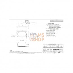 ED3788A; BRITAX; Clignotant 8 LED 12/24V ambré; pièce detachée