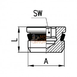 S261012; CAMOZZI; Bouchon; pièce detachée