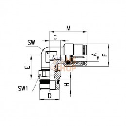 S6520414; CAMOZZI; Accouplement rapide femelle; pièce detachée