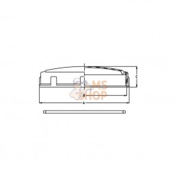 8178005; GEOLINE; Couvercle de réservoir à visser Ø 240 mm; pièce detachée