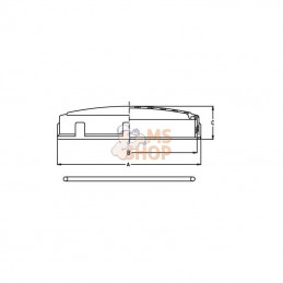 8178004; GEOLINE; Couvercle de réservoir à visser Ø 240 mm; pièce detachée