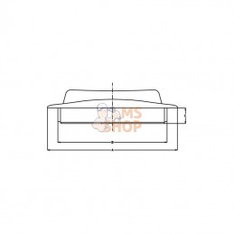 8164000; GEOLINE; Couvercle de réservoir à visser Ø 615 mm; pièce detachée