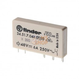 345170120010; FINDER; Ins./Rel. cir. impr. 12V,6A,1W; pièce detachée