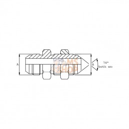 VNJS07; BURNETT & HILLMAN; Adaptateur; pièce detachée