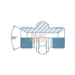 DNB32A; BURNETT & HILLMAN; Adaptateur 2 BSP 3852A; pièce detachée