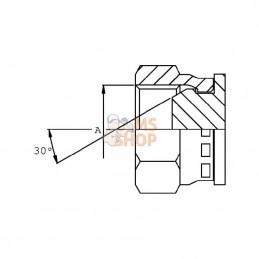 PF02B; BURNETT & HILLMAN; Bouchon BSP 1/8; pièce detachée