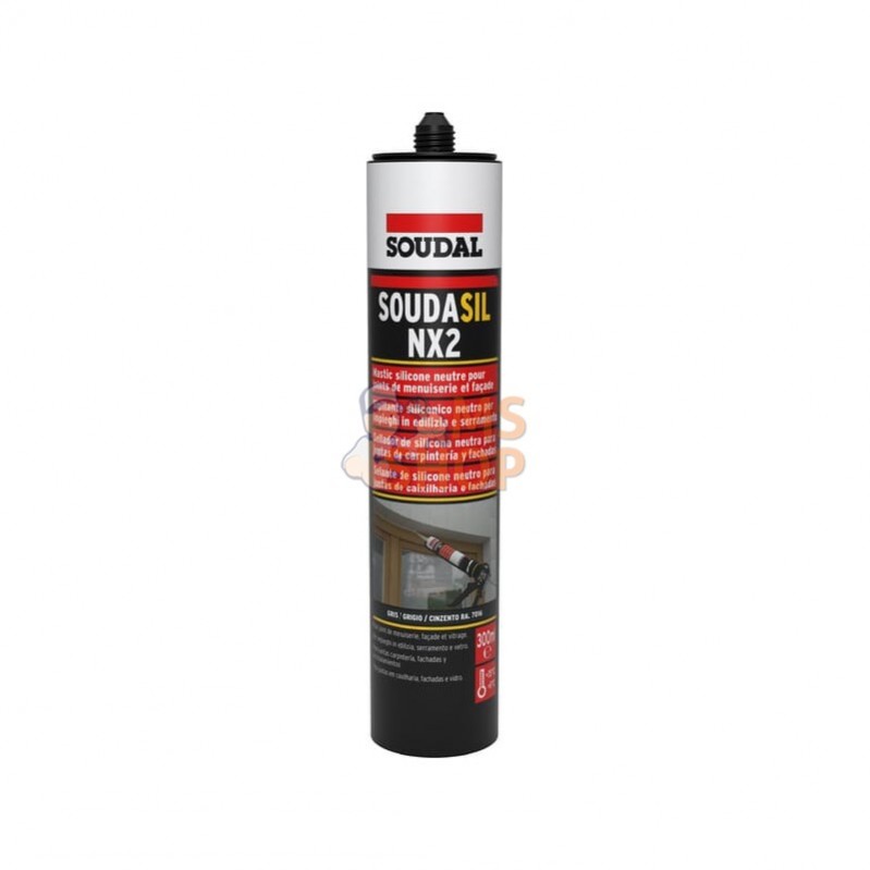 155214SOU; SOUDAL; Silicone SOUDASIL NX2 Gris Ral 7016 300 ml; pièce detachée