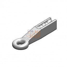 00651412A01; SCHARMÜLLER; Towing Eye Ø50mm H-Schaft 80x65 ISO 20019; pièce detachée