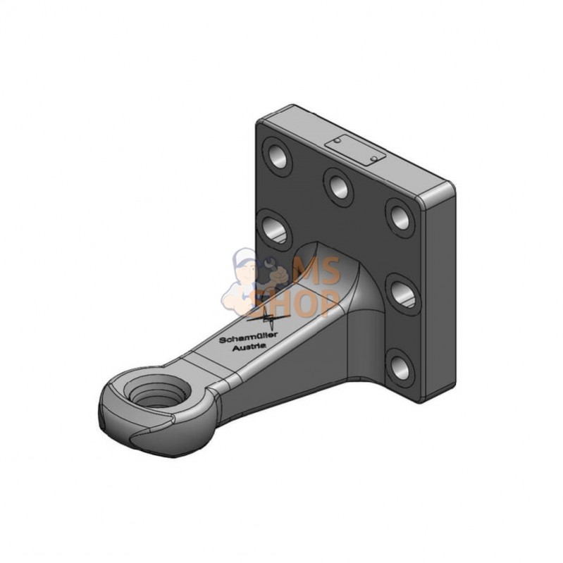 00654500A02; SCHARMÜLLER; Towing Eye Ø40mm 145x145 versetzt mit Buchse DIN 11026; pièce detachée