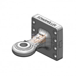 00650171A02; SCHARMÜLLER; Towing Eye Cat. 4 Ø51mm 180x205 ISO 21244; pièce detachée