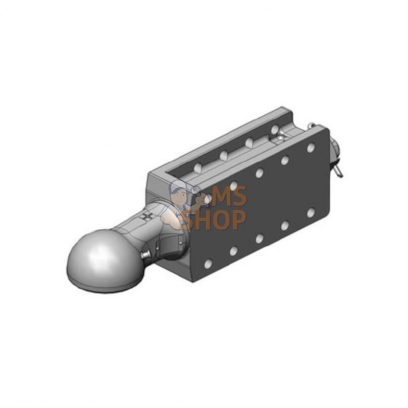 006639327A02; SCHARMÜLLER; Towing Eye K80® mit Lagergehäuse schraubbar ISO 24347; pièce detachée