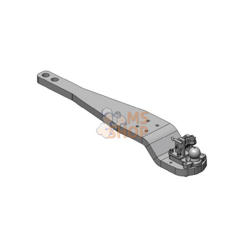 009644040A17; SCHARMÜLLER; Heavy Duty Drawbar K80® JD 8R 8270R-8400R Cat. 3 gekröpft; pièce detachée