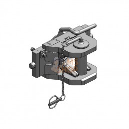 033307031A02; SCHARMÜLLER; Towing Eye W330 S32 Cat. D3 (Ø50mm) m. Spielbegrenzer DFS; pièce detachée