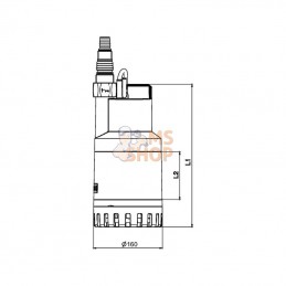 DAB60152309; DAB PUMPS; Pompe Nova up 300 M-NA; pièce detachée