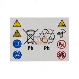 SBAYB14A2KR; KRAMP; Batterie 12V 14Ah 210A fermée Kramp; pièce detachée