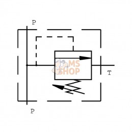 FPMD70CBP1220; FLUIDPRESS; Soupape de surpression FPM D 70 CB P 1/2 20; pièce detachée