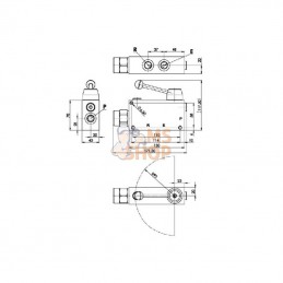 FPVP34G; FLUIDPRESS; Régulateur de débit 3 voies 90-150; pièce detachée