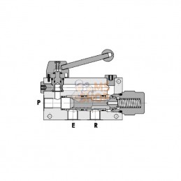 FPVP34G; FLUIDPRESS; Régulateur de débit 3 voies 90-150; pièce detachée