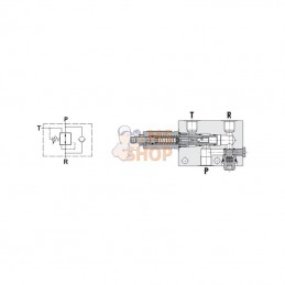 FPRPUD05004; FLUIDPRESS; Soupape de réduction 3/8; pièce detachée