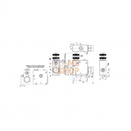 FPRF12ST; FLUIDPRESS; Régulateur de débit 3 voies 1/2 50-90; pièce detachée