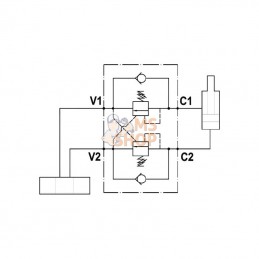 FPO50D382F35; FLUIDPRESS; Valve équilib. dble 3/8" bride; pièce detachée