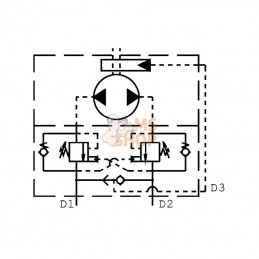 FPO65DFD312U35; FLUIDPRESS; Contrepoids OMS FPO 65 DF D3 1/2 U 35; pièce detachée