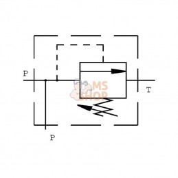 FPMD70FCBP3420; FLUIDPRESS; Soupape de décharge FPM D 70F CB P 3/4 20; pièce detachée