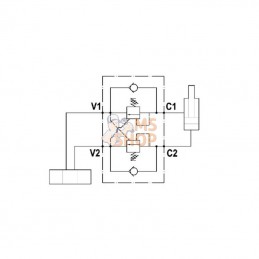 FPOE70D12LA35B; FLUIDPRESS; Valves d’équilibrage doubles 1/2"; pièce detachée