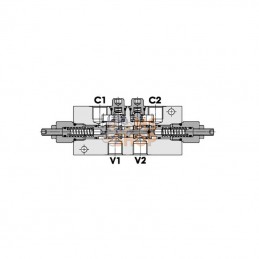 FPOE70D12LA35B; FLUIDPRESS; Valves d’équilibrage doubles 1/2"; pièce detachée