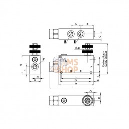 FPVP38ST; FLUIDPRESS; Régulateur de débit 3 v. 30-50 ST; pièce detachée