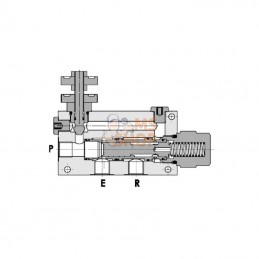 FPVP38ST; FLUIDPRESS; Régulateur de débit 3 v. 30-50 ST; pièce detachée