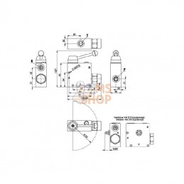 FPRF34G; FLUIDPRESS; Régulateur de débit 3 voies 3/4 90-150; pièce detachée