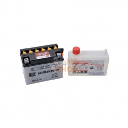 YB4LBKR; KRAMP; Batterie 12V 4Ah 45A avec pack d'acide Kramp; pièce detachée