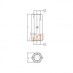 LTCV20001; FLUIDPRESS; Etrangleur 3/4; pièce detachée