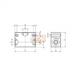 VT03001; FLUIDPRESS; Selecteur de circuit; pièce detachée