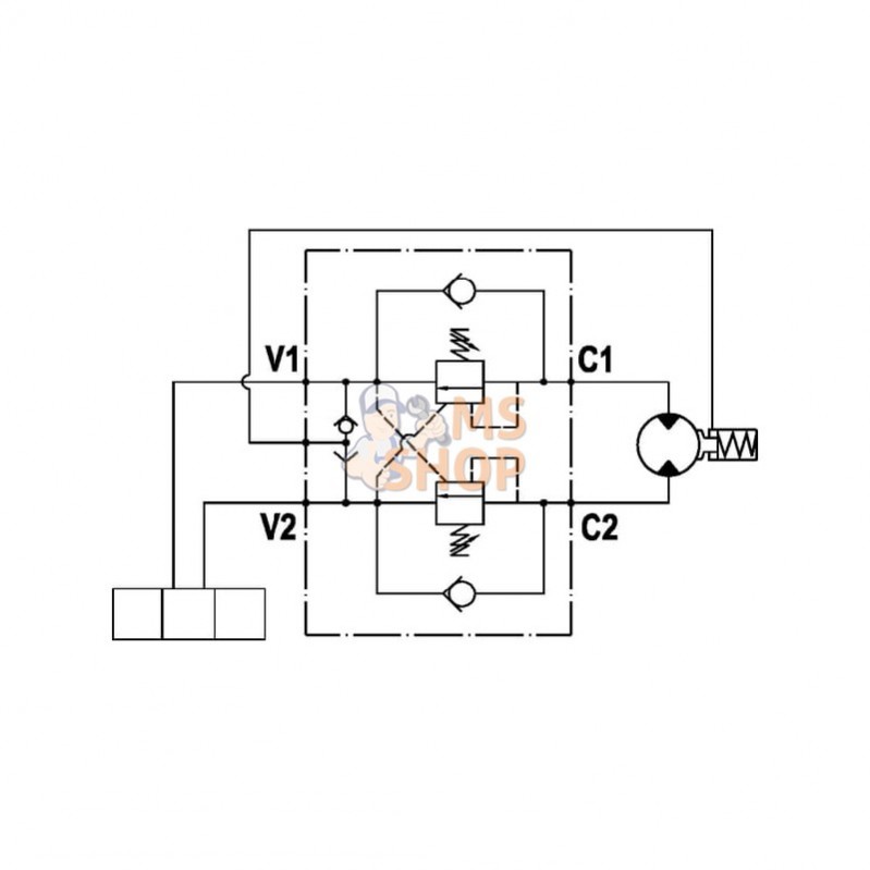 FPO50D38LU20; FLUIDPRESS; Valves d’équilibrage doubles 3/8"; pièce detachée