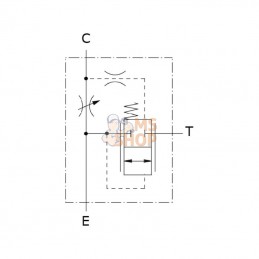 FPRFU12SG; FLUIDPRESS; Contrôle de débit Acier 1 voies FPRFU 1/2 S G; pièce detachée