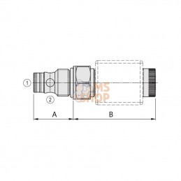 FP22CPS1016; FLUIDPRESS; Valve 2/2 NO FP-22-CP-S10-16; pièce detachée