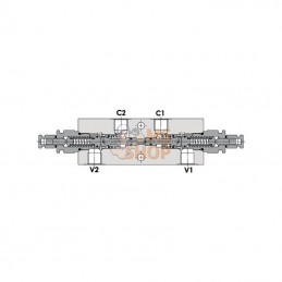 FPO50D38L20; FLUIDPRESS; Valves d’équilibrage doubles 3/8"; pièce detachée