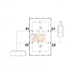 FPO50D38L20; FLUIDPRESS; Valves d’équilibrage doubles 3/8"; pièce detachée