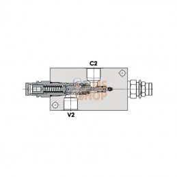 FPO150DD34L35; FLUIDPRESS; Valves d’équilibrage doubles 3/4"; pièce detachée