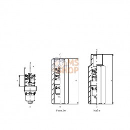 VSCR04A; FLUIDPRESS; Valve décente VSCR 04 A (1 - 1.6); pièce detachée