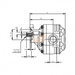 APL61B; CASAPPA; Pompe APL61B0-43T0-N; pièce detachée