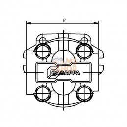 HDP3051D; CASAPPA; Pompe hydraulique HDP30.51 D0-04S3 LMD/MC-; pièce detachée