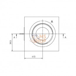 KRVB004; DANFOSS; Bloc de retour 4x3/4" 1x1"1/2; pièce detachée