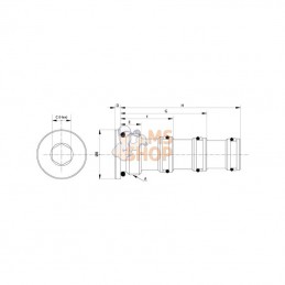 NCS063B0; DANFOSS; Bouchon de cavité NCS06/3; pièce detachée