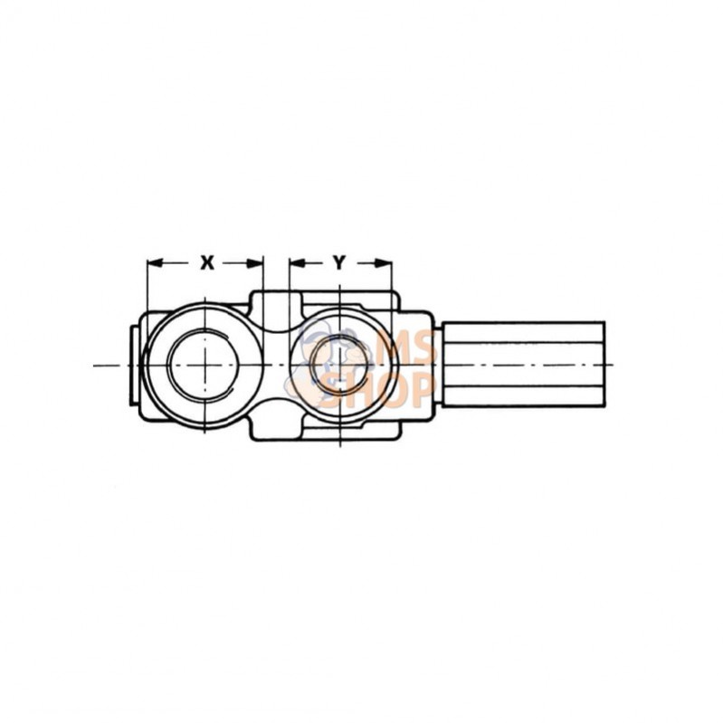 OLS80; DANFOSS; Valve prioritaire 152B0261 Int.; pièce detachée