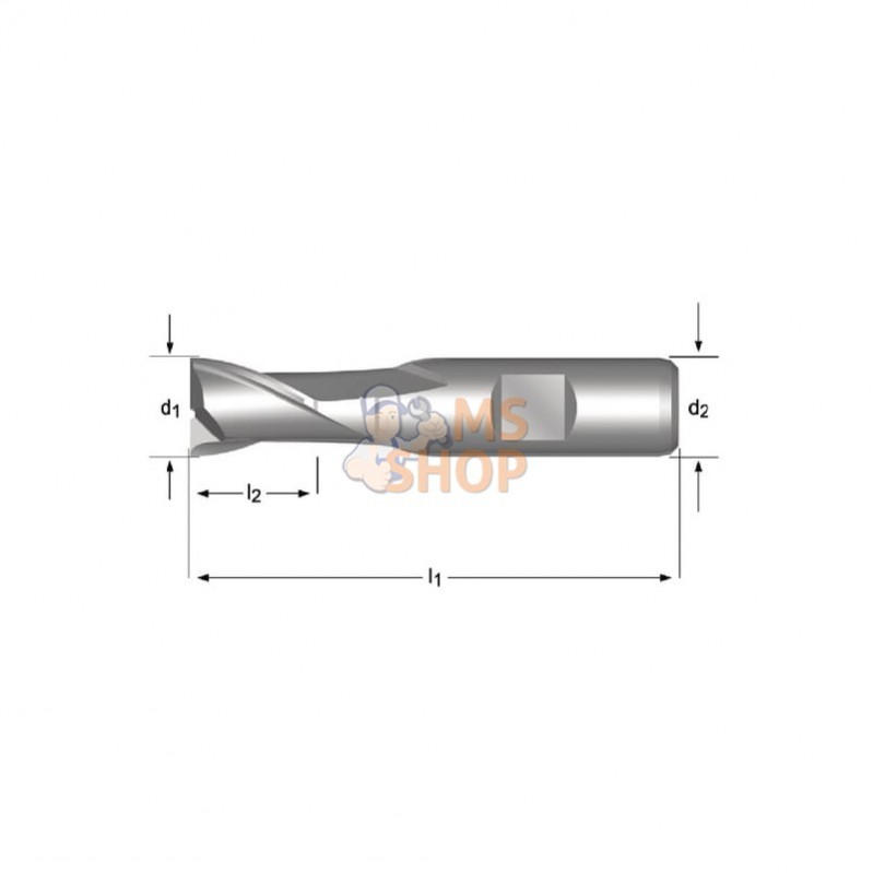 C11060; DORMER; Fraiser type C110 HSCo 6,00mm; pièce detachée