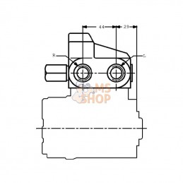 OLSA40A; DANFOSS; Valve prioritaire 152B0001 Int.; pièce detachée