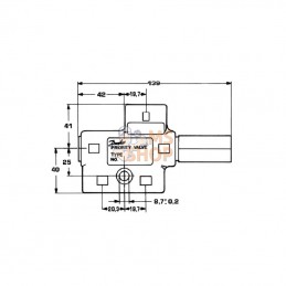 OLS40; DANFOSS; Valve prioritaire 152B0231 Int.; pièce detachée